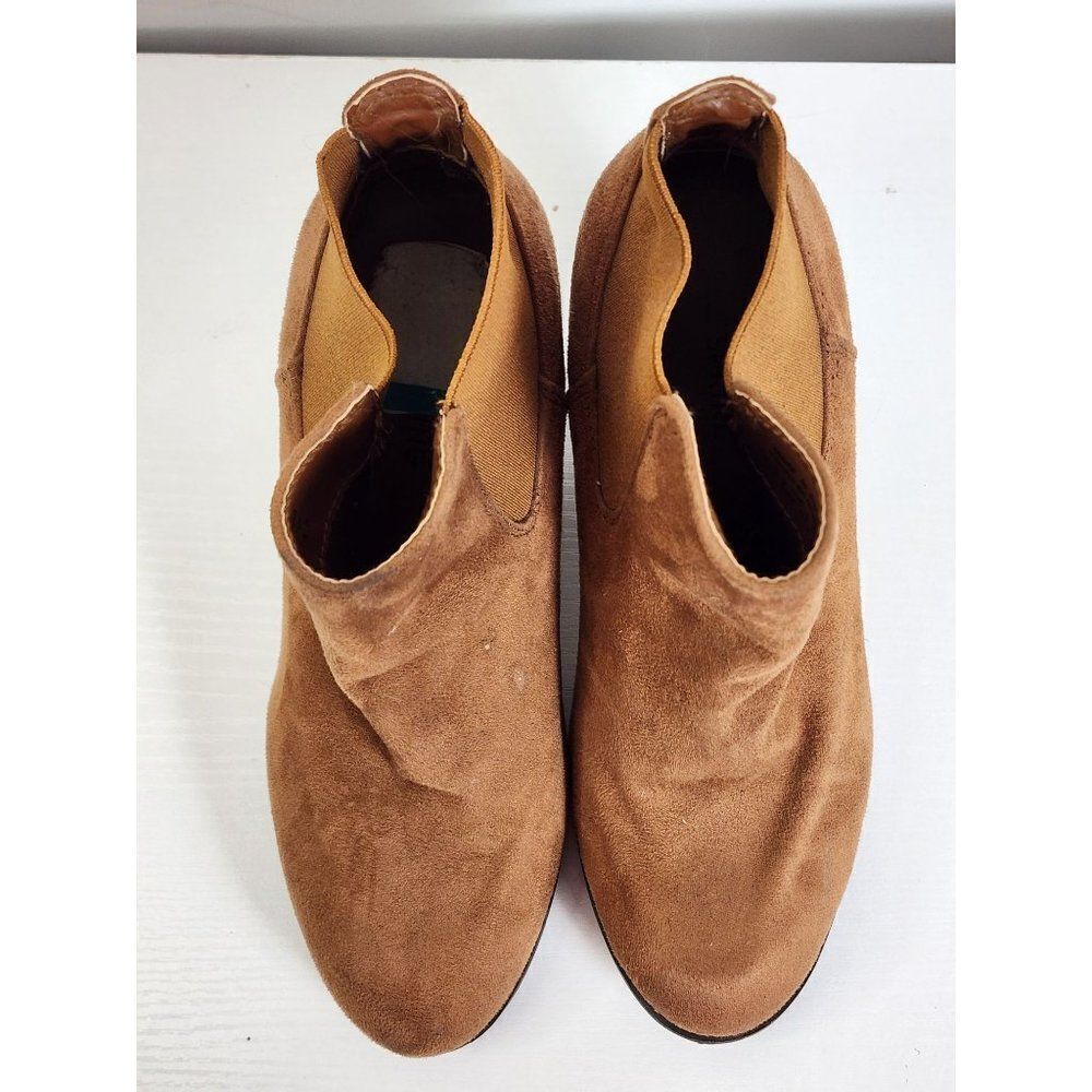 Call It Spring Heeled Ankle Booties Brown Size 7 - Picture 11 of 12